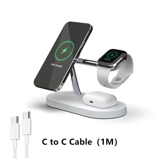 3 in 1 Wireless Magnetic Charger Stand